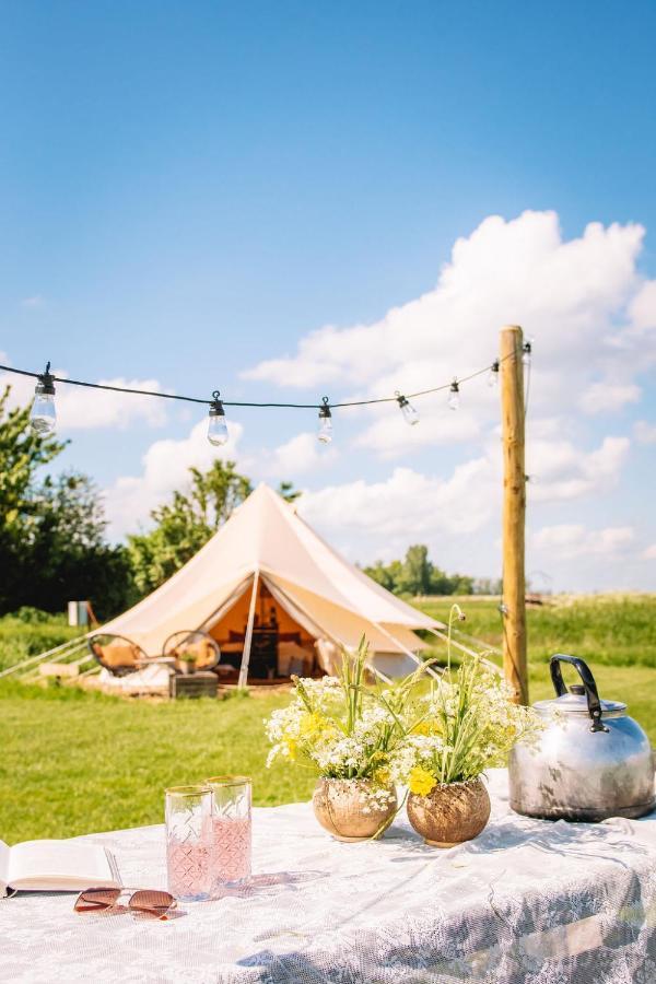 Smuk Lytse Bell Tent Echtenerbrug エクステリア 写真
