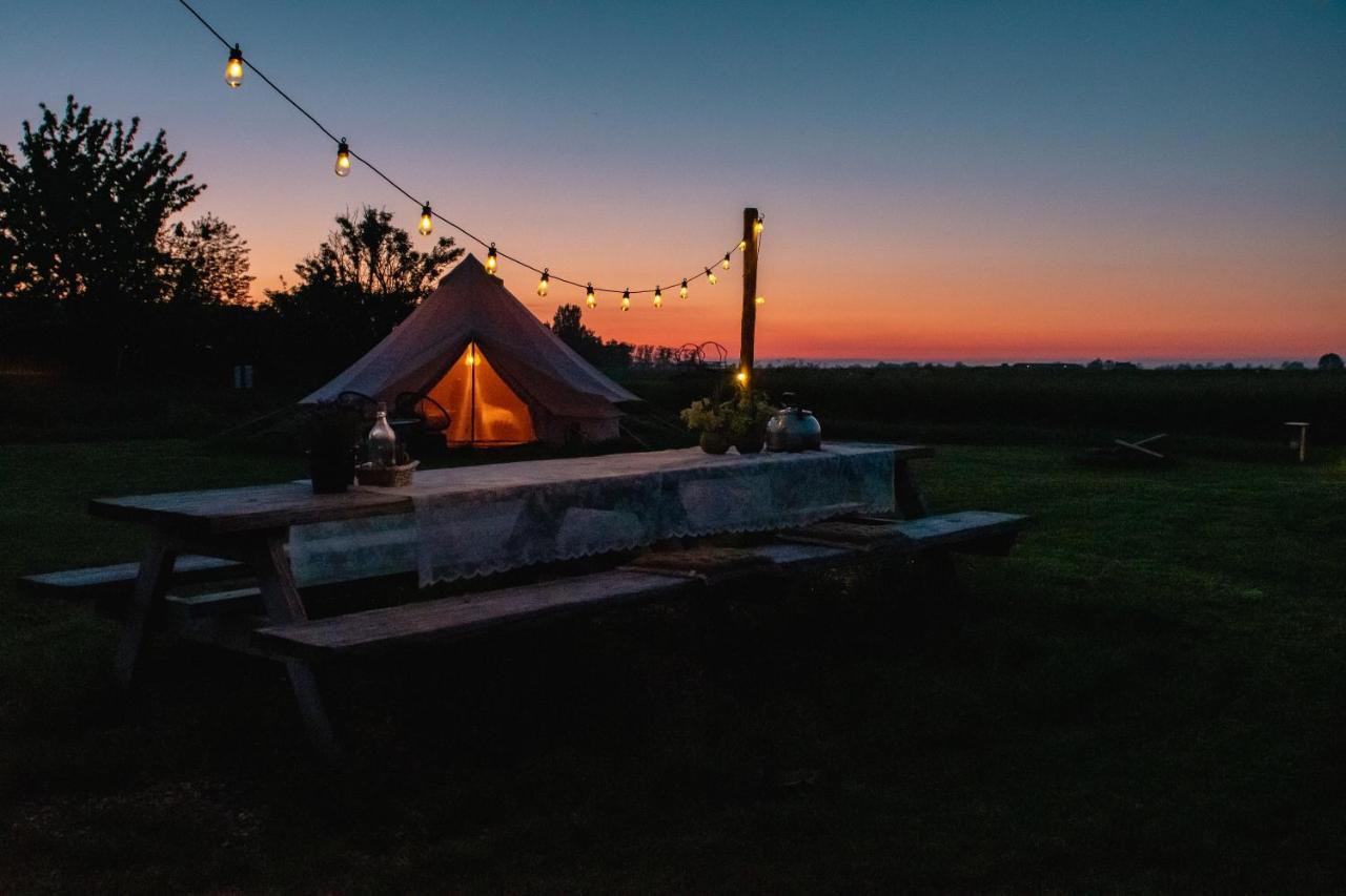 Smuk Lytse Bell Tent Echtenerbrug エクステリア 写真