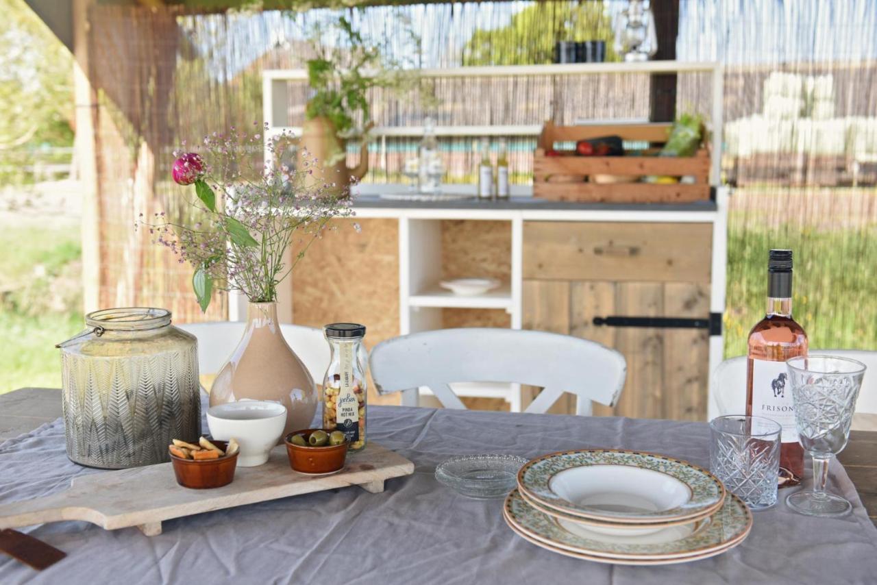 Smuk Lytse Bell Tent Echtenerbrug エクステリア 写真