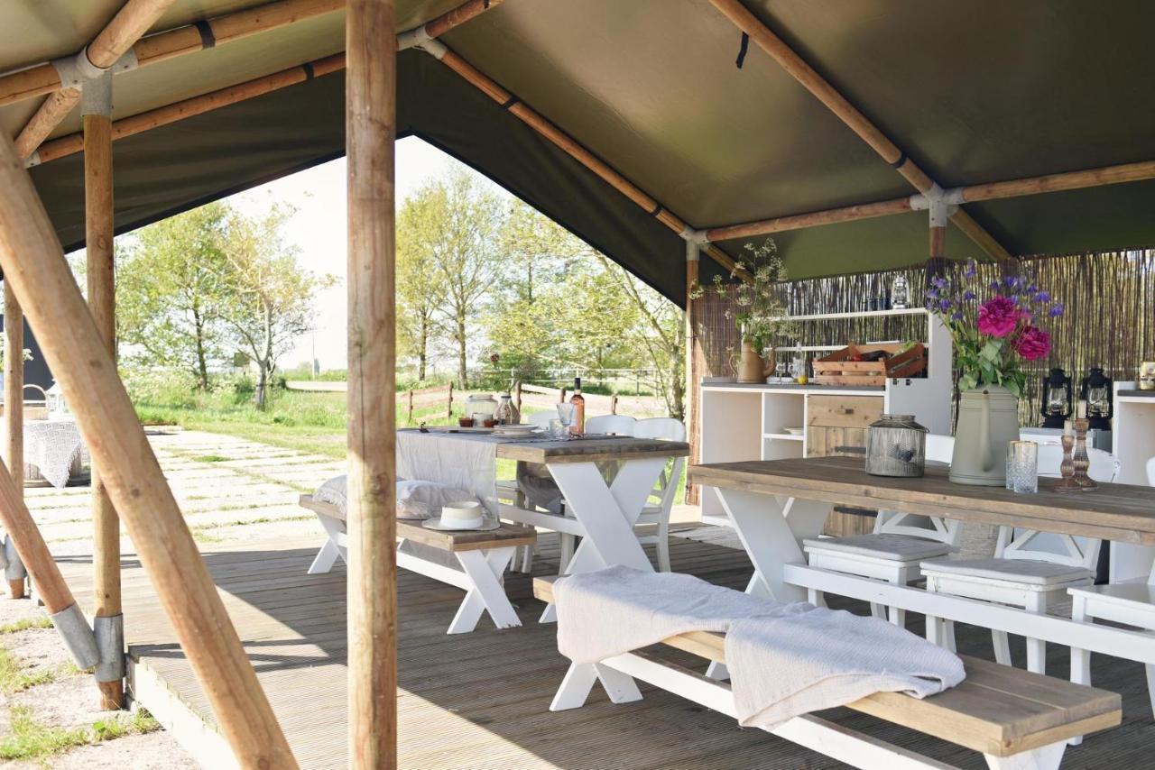 Smuk Lytse Bell Tent Echtenerbrug エクステリア 写真